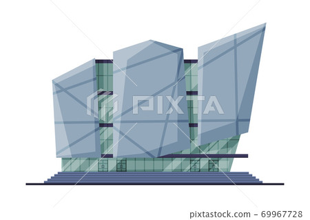 Shopping Mall, Modern Commercial Orthogonal Building Facade, Urban Architecture Design Element Flat Vector Illustration Shopping Mall, Modern Commercial Orthogonal Building Facade, Urban Architecture Design Element Flat Vector Illustration 69967728