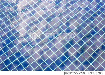 Water swimming pool surface for background. Reflection of blue sky Water swimming pool surface for background. Reflection of blue sky 69967788