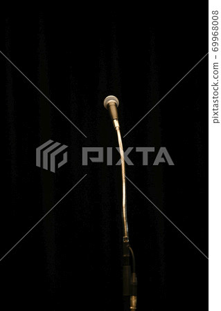 Microphone on stage Microphone on stage 69968008