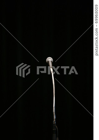 Microphone on stage 69968009