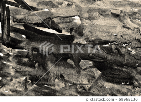 Abstract watercolor on paper texture as background. In Sepia toned. Retro style Abstract watercolor on paper texture as background. In Sepia toned. Retro style 69968136
