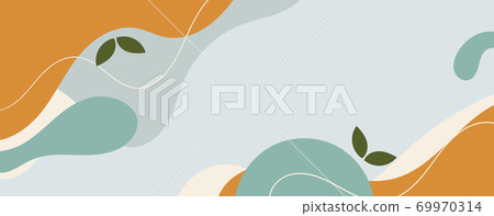 Vector of elegant abstract creative background graphic design template for social media 69970314
