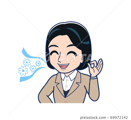 smell, smells, woman - Stock Illustration [69972142] - PIXTA