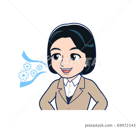 smell, smells, woman - Stock Illustration [69972143] - PIXTA