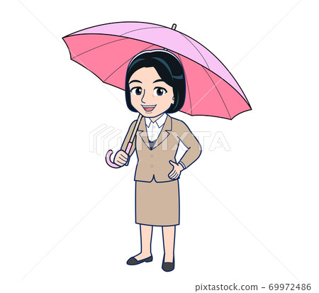 主婦 家庭主婦 傘 69972486