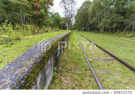 Old Horoka Station on the former Japanese National Railways Shihoro Line, Kamishihoro Town, Hokkaido 69972570