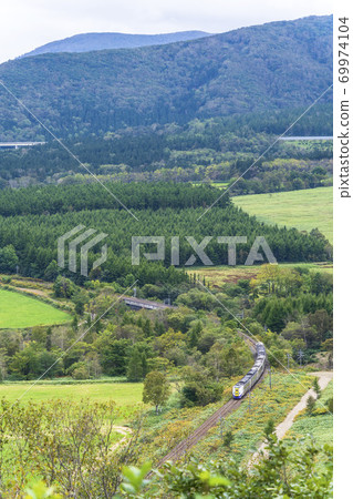 從北海道增田山（261系列）新得町看到的特快大空座 69974104