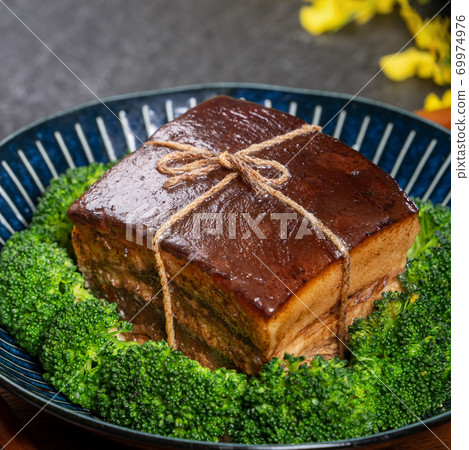 Dongpo Pork New Year Food Braised Pork Meat Control Lu Rou Dongpo Pork Braised Pork トンポーロー 69974976