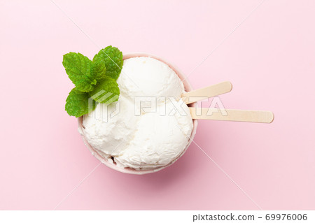 Homemade vanilla ice cream Homemade vanilla ice cream 69976006