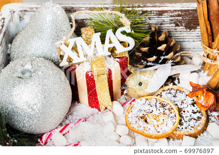 Preparation for the Christmas with lots of Xmas Symbols Preparation for the Christmas with lots of Xmas Symbols 69976897