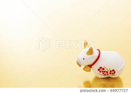 金袋新年賀卡材料 69977727