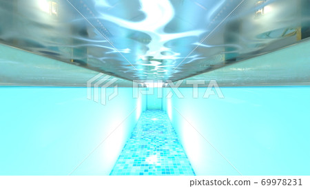 Luxurious swimming pool 69978231