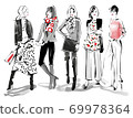 ◆ Fashion Croquis Series: Fall / Winter Coordination No.2_Red ◆ 69978364