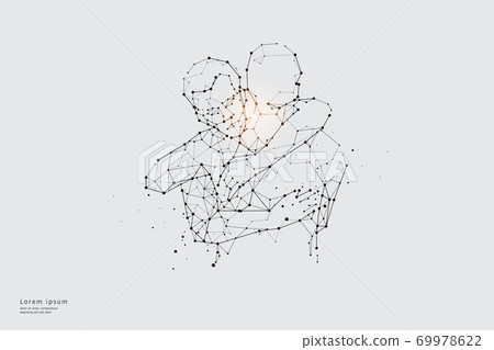 Vector graphic concept of relationship Vector graphic concept of relationship 69978622
