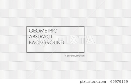 Isometric cubes background design in gray tones. Design landing page. Geometric abstract composition. Vector Illustration EPS 10 69979139