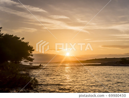 Sunset on the Mediterranean islands Sunset on the Mediterranean islands 69980430