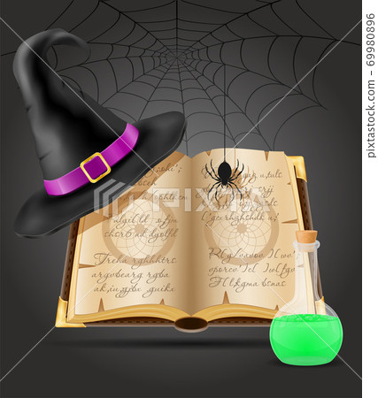 magic objects for witchcraft witch vector illustration 69980896