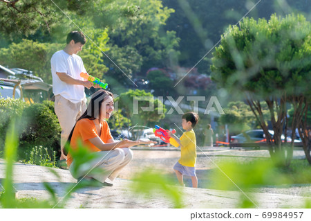 Family Lifestyle Camp Trip 69984957