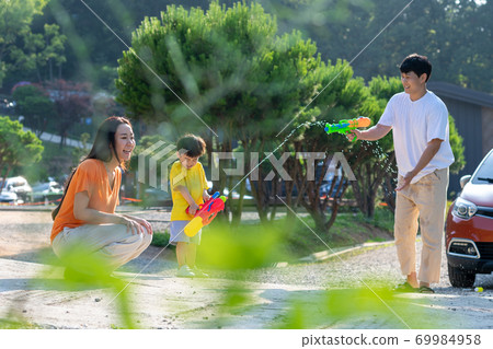 Family Lifestyle Camp Trip 69984958