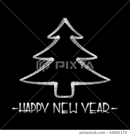 Christmas tree painted with spray paint black on black Christmas tree painted with spray paint black on black 69985179