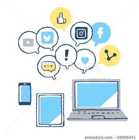 Internet and SNS images 69986441