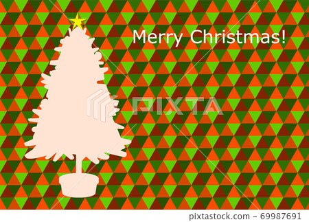 Christmas card fir tree scales Christmas card fir tree scales 69987691