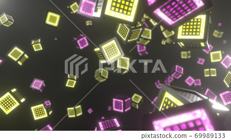 Cube particles Cube particles 69989133