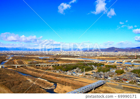 Scenery of Gifu City, Gifu City City and Jinhuashan Gifu Castle 69990171