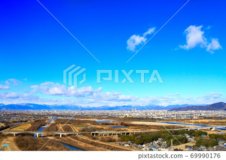 Scenery of Gifu City, Gifu City City and Jinhuashan Gifu Castle 69990176