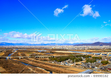 Scenery of Gifu City, Gifu City City and Jinhuashan Gifu Castle Scenery of Gifu City, Gifu City City and Jinhuashan Gifu Castle 69990182