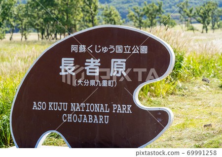 Autumn Yamanami Highway_Chojahara signboard Prefectural Road No. 11 69991258