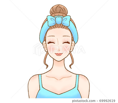 微笑髮帶女人 微笑髮帶女人 69992619