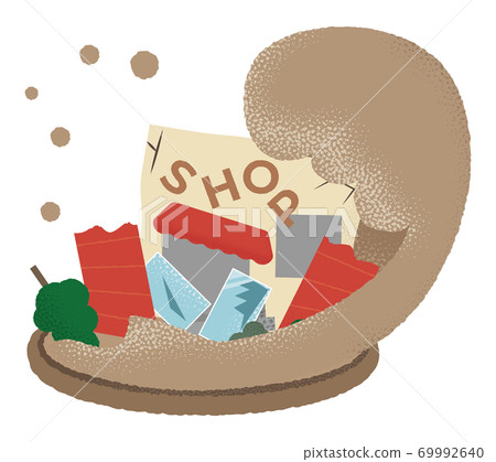 一家商店的矢量插圖 69992640