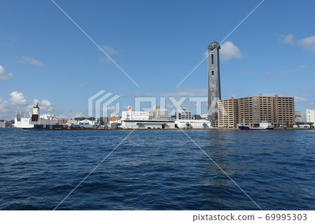 下關市地標海峽夢塔周圍的風景 下關市地標海峽夢塔周圍的風景 69995303