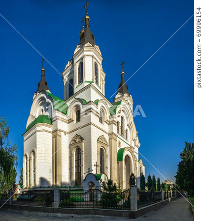 Holy Protection Cathedral in Zaporozhye, Ukraine Holy Protection Cathedral in Zaporozhye, Ukraine 69996154