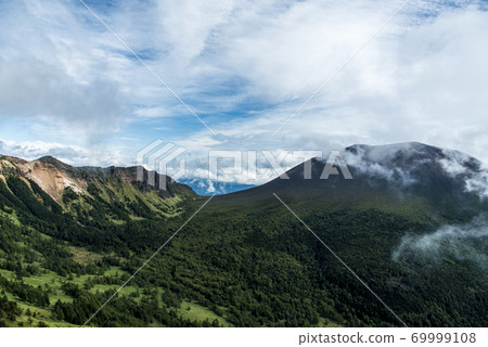 Mt. Asama and Mt. Sotowa Mt. Asama and Mt. Sotowa 69999108
