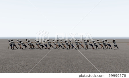 School athletic meet, tug of war, no audience, no building, illustration 41 School athletic meet, tug of war, no audience, no building, illustration 41 69999376