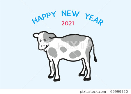 賀年片2021年簡單圖 69999520