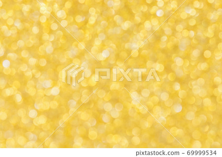 Gold background, abstract Christmas glitter bokeh blank for design 69999534