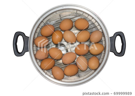 boiled egg isolated on white background, clipping path boiled egg isolated on white background, clipping path 69999989