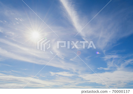 clouds white soft in the vast blue sky 70000137