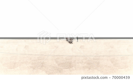 School athletic meet, tug of war, no audience, no building, illustration 14 70000439