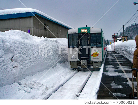 在古谷地站的Mogami河船上下車 70000821