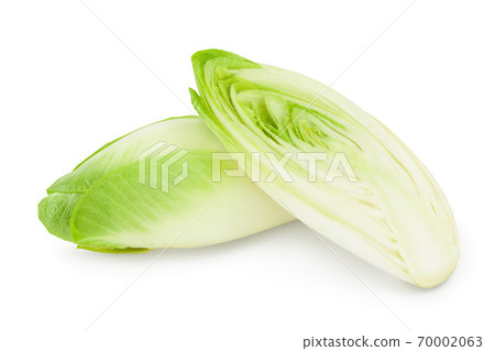 Chicory salad isolated on white background with clipping path and full depth of field. 70002063