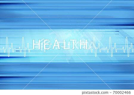 Health Rotating Text Health text with health icons and heartbeat... - Stock Illustration ...