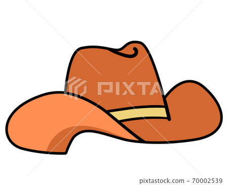 Cowboy hat. Vector Western hat illustration isolated on white background for design 70002539