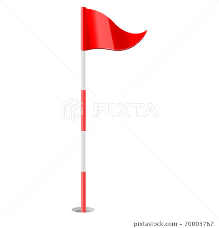 Red golf flag 70003767