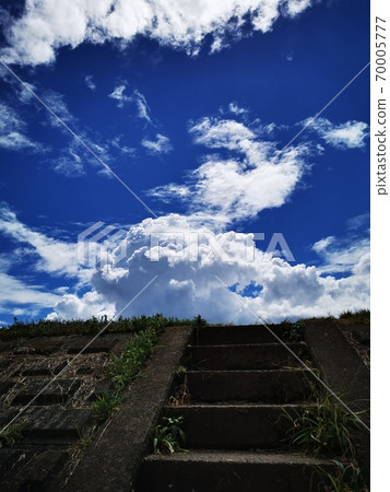 Summer sky over the stairs Summer sky over the stairs 70005777