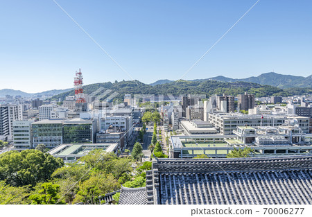 Kochi City, Kochi Prefecture Kochi Cityscape seen from Kochi Castle Tower Kochi City, Kochi Prefecture Kochi Cityscape seen from Kochi Castle Tower 70006277