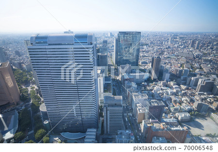 Tokyo scenery September 2020 Nishi-Shinjuku redevelopment area overlooking the upper side of Nakano-zaka from Shinjuku Tokyo scenery September 2020 Nishi-Shinjuku redevelopment area overlooking the upper side of Nakano-zaka from Shinjuku 70006548